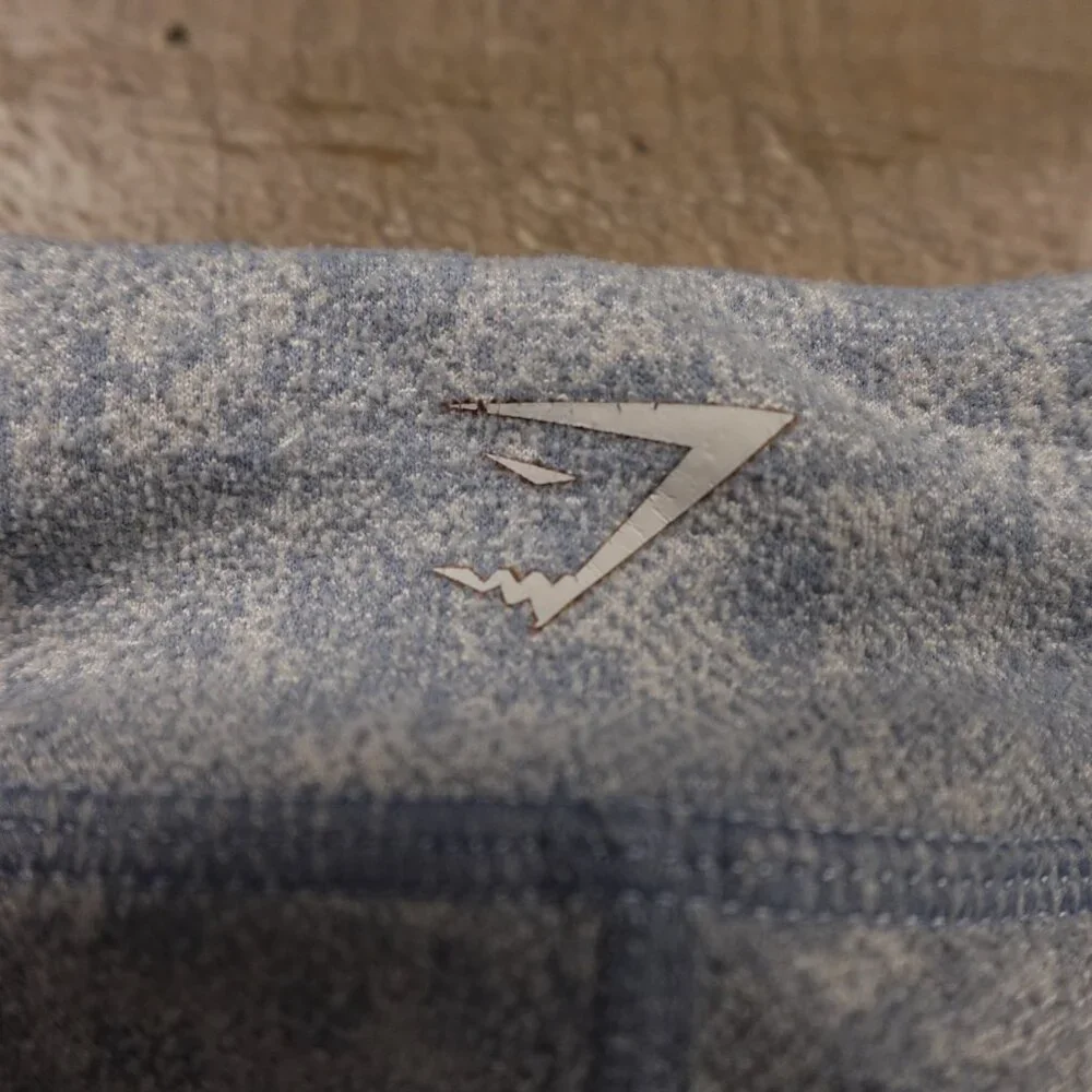 Gymshark Flex High Waisted Leggings‎ Women’s XS Light Blue Marl 25.5